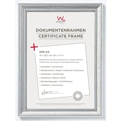 Bild av walther Design tavelram silver 21 x 29,7 cm (DIN A4) Lounge Ram JA130S