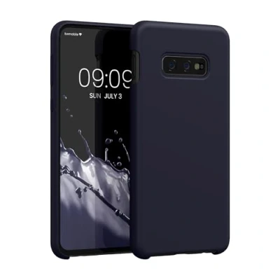 Bild av kwmobile fodral kompatibelt med Samsung Galaxy S10e TPU silikon telefonskydd mjuk finish djupt hav