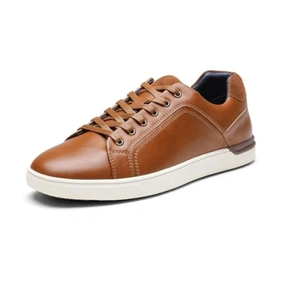 Bild av Bruno Marc Herr halvskor skor sneakers promenadskor mode snörning SBFS211M, BRUN, 43.5 EU