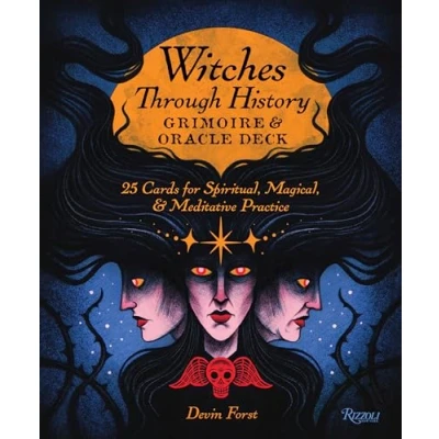 Bild av Witches Through History: Grimoire and Oracle Deck: 25 Cards for Spiritual, Magical &amp; Meditative Practice