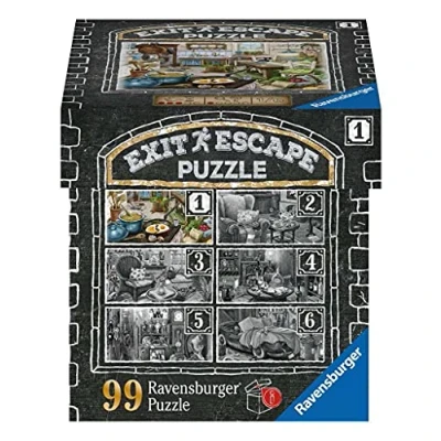 Bild av Ravensburger EXIT pussel 16877 i herrgården köket 99 bitar för vuxna och barn från 14 år