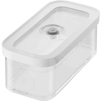Bild av ZWILLING FRESH &amp; SAVE CUBE Förvaringsbehållare, M storlek, modulärt och stapelbart behållare, vakuum lufttät förvaring, diskmaskinssäker, transparent