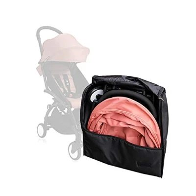 Bild av SeedFuture barnvagn tillbehör för Babyzen Yoyo resväska ryggsäck jojo förvaringsväska, Svart, 1 Count (Pack of 1), Modern