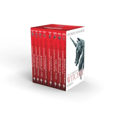 Bild av the Witcher Boxed Set 2024: Last Wish, Sword of Destiny, Blood Elves, Time Contempt, Baptism Fire, Tower Swallow, Lady Lake, Season Storms