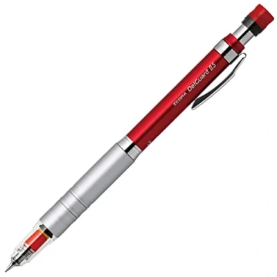 Bild av ZEBRA Mekanisk penna, Del Guard, 0,5 mm, Röd (P MA86 R)