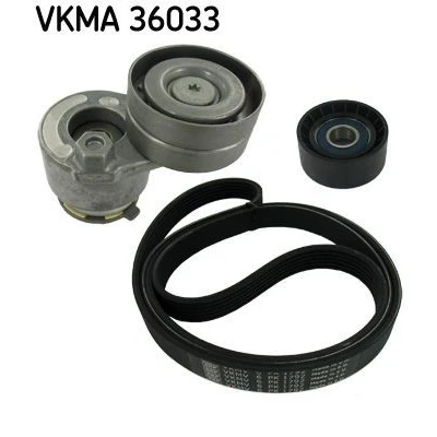 Bild av SKF VKMA 36033 Jeu de courroies trapézoïdales à nervures RENAULT: TRAFIC 2 Kasten, LAGUNA 2, Bus, OPEL: Vivaro A Combi, Van