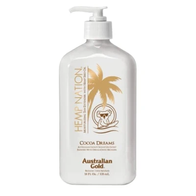 Bild av Australian Gold Hemp Nation Cocoa Dreams Tan Extender Body Lotion 535 ml