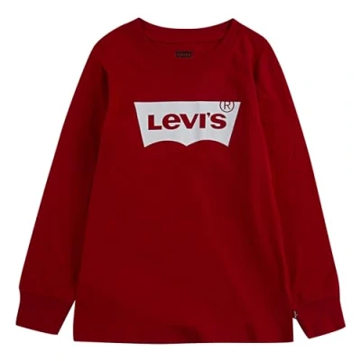 Bild av Levi&#039;s pojkar långärmad fladdermusvinge t shirt pojke, SUPER röd, 3 år