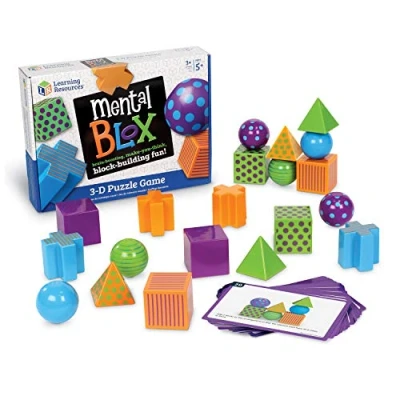 Bild av Learning Resources LER9280 Mental Blox kritiskt tänkande spel, flerfärgad