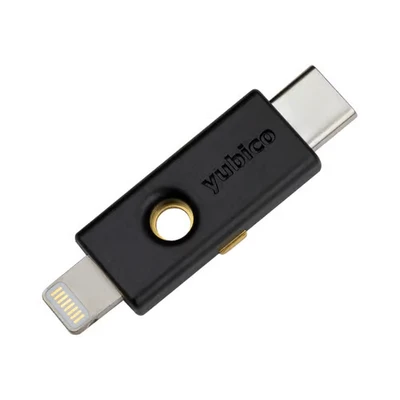 Bild av Yubico YubiKey 5Ci Säkerhetsnyckel för tvåfaktorautentisering, Android/PC/iPhone, passar Lightning och USB C portar, FIDO certifierad