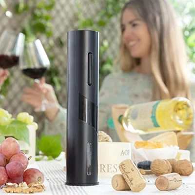 Bild av InnovaGoods® Elvinskruvdragare för vinflaskor Corkbot, drar ut korken snabbt och enkelt, kompakt lätt design, idealisk hemmet.