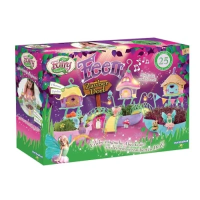 Bild av TOMY E73341 My Fairy Garden leksaksuppsättning. Sagolika barn från 4 år för att plantera själv. Trädgårdsset med älvor inklusive gräsfrön, kreativt set flickor, leksaker småbarn, flerfärgat