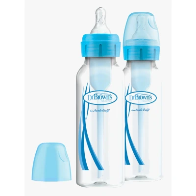 Bild av Dr. Brown&#039;s Option+ Smal Hals 250 ml 2 pack, Blå