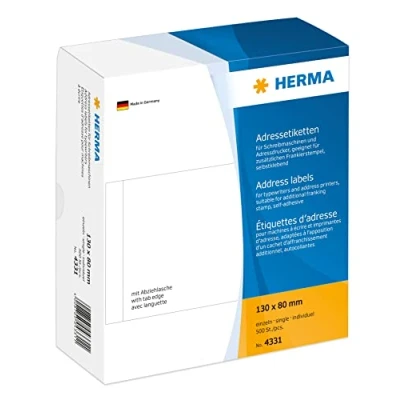 Bild av HERMA address labels 500 label(s) 80 x 130 mm