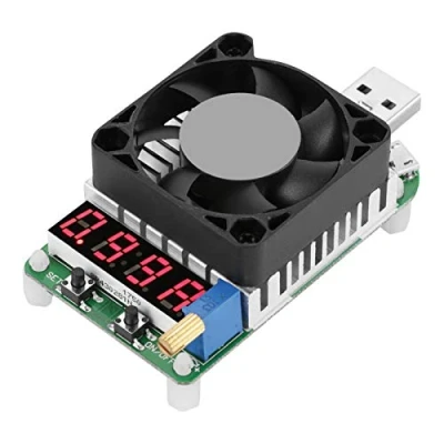 Bild av Akozon USB Power Meter testare laddnings testmodul motstånd LD35 elektronisk belastning urladdning digital display batteri test DC4 25,0 V 35 W justerbar spänning ström mätare