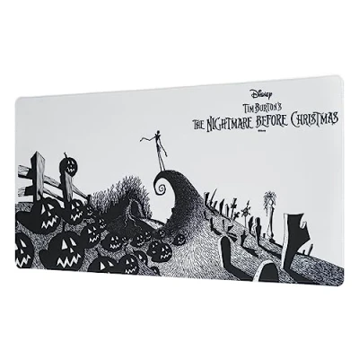 Bild av Grupo Erik Disney The Nightmare Before Christmas Mouse Mat Desk Pad 31.5&quot; x 13.78&quot; Non Slip Rubber Base Pad, Gaming Keyboard Gifts