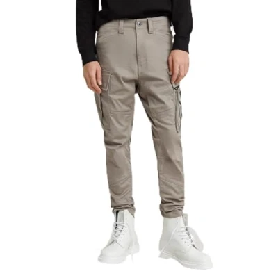 Bild av G STAR RAW herr dragkedja pkt 3D skinny cargo 2.0 byxor, Grå (Rock Ridge D24307 c105 g294), 34W / 32L