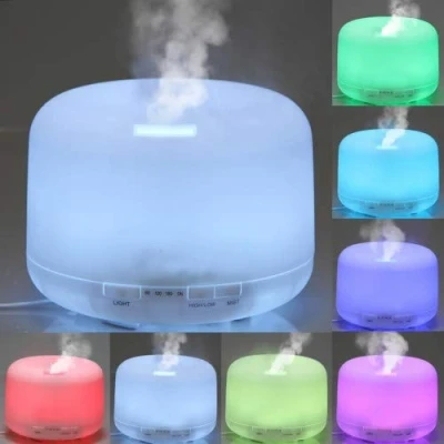 Bild av TEMPO DI SALDI 500 ml aromdiffusor med LED belysning 7 färger och luftfuktare timer