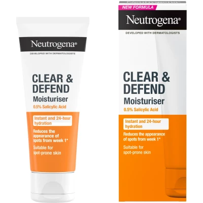 Bild av Neutrogena Clear &amp; Defend 0.5 % Salicylic Acid Moisturiser 50 ml