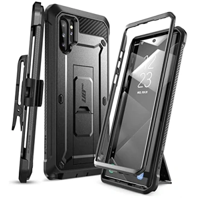 Bild av SUPCASE Fodral för Samsung Galaxy Note 10 Plus 5G [Unicorn Beetle Pro Series] skal med inbyggt skärmskydd (svart)