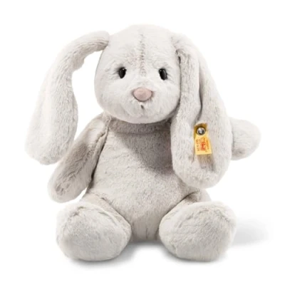 Bild av Steiff Gosedjur Hare Hoppie, sött mjukisdjur, pojkar, flickor och spädbarn från 0 månader, långa öron, mjuka cuddly vänner, mjuk leksak 38 cm liten, 080487
