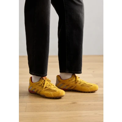 Bild av Geox Snake Original Sneakers, Storlek: 45, Ochre Skinn och textil