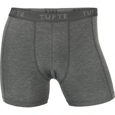 Bild av Tufte Men Softboost Boxer Dark Grey Melange Size: M
