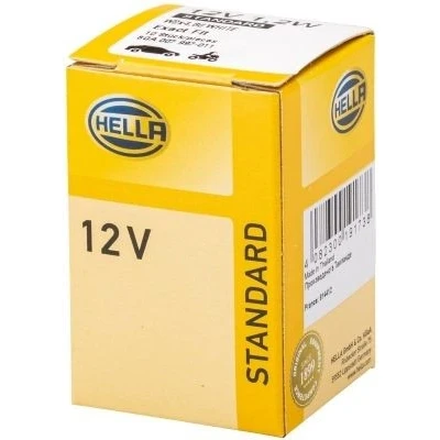 Bild av HELLA 8GA 007 997 011 Ampoule, éclairage des instruments 12 Ampoule sur socle W2x4.6d Halogène MERCEDES BENZ: Classe E Berline, CLK Coupe