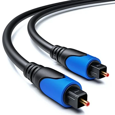 Bild av deleyCON 1m Optisk Digital Ljudkabel SPDIF 2x Toslink Kontakt Digitalkabel LWL Fiberoptisk Kabel