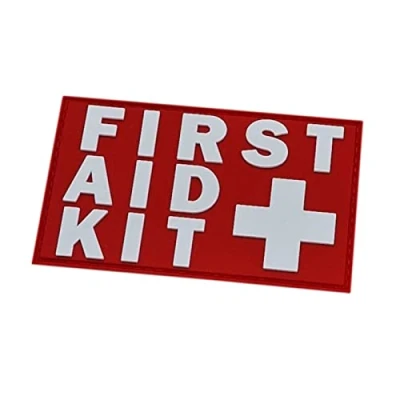 Bild av Första hjälpen kit IFAK PVC lapp (vit och röd)