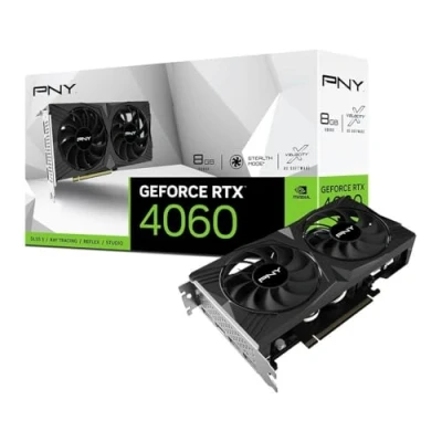 Bild av PNY GEFORCE RTX™ 4060 8GB VERTO Dual Fan Edition Graphics Card DLSS 3