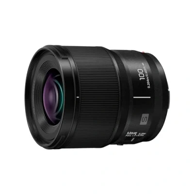 Bild av Panasonic Lumix S E100 100 mm F2.8 Makro, Full Frame Kameralins, Kompakt och Lätt, 298 g, Dubbelfas Linjär Motor, Verklig Storlek 1:1 Förstoring, Optimal för Video, Svart