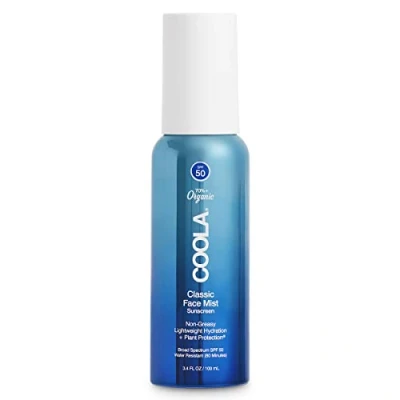 Bild av COOLA Classic ansiktsspray spray med SPF 50, solkräm ansiktsdimma, 100 ml