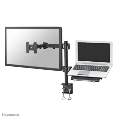 Bild av Newstar FPMA D550NOTEBOOK Full Motion och skrivbordsfäste (klämma) för 1027 tums bildskärm laptop, höjdjusterbar svart
