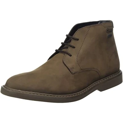 Bild av Clarks Herr AtticusLTHiGTX Chukka Boot, Mörkbrun Nub, 42 EU