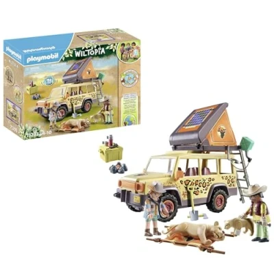 Bild av Playmobil 71293 Wiltopia Byggsats Terrängfordon med Lejon