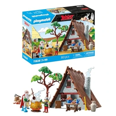 Bild av PLAYMOBIL Asterix House spelset och Obelix Äventyrsleksak för barn från 5 år 71828