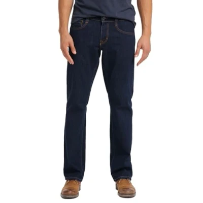 Bild av MUSTANG Herrjeans, byxor, Oregon Bootcut, herr, jeans, denim, stretch, bomull, blå, svart, W30, W31, W32, W33, W34, W36, W38, W40, Mörkblå denim (940), 33W x 34L