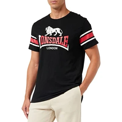 Bild av Lonsdale Tshirt med print, Storlek: Large, Black red white