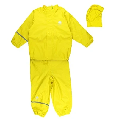 Bild av Celavi Unisex Basic regnkläder kostym solid regnrock, gul, 80 cm