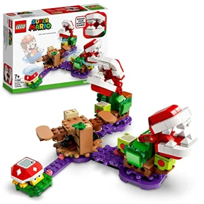 Bild av LEGO 71382 Super Mario Piranha Plants förbryllande utmaning Expansionsset, Byggset med Minifigurer