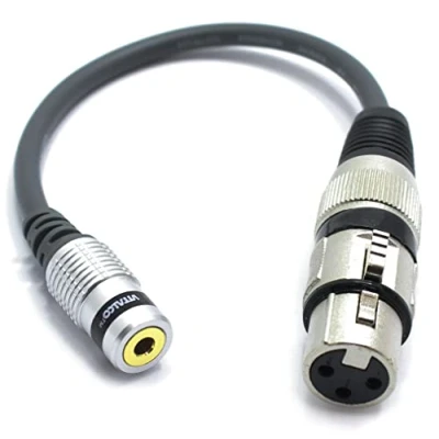 Bild av VITALCO XLR hona till 3,5 mini uttag TRS adapter 1/8 mm AUX 3 polig mikrofon ljudkabel