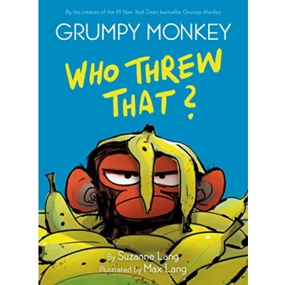 Bild av Grumpy Monkey Who Threw That?: A Graphic Novel Chapter Book