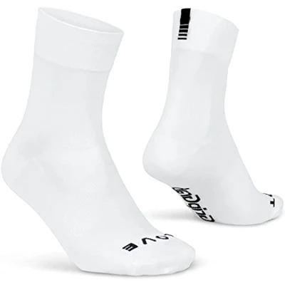 Bild av GripGrab Lightweight SL Performance sommar cykling strumpor 1 och 3 pack Eyecatching 2 längder cykelstrumpor långa korta