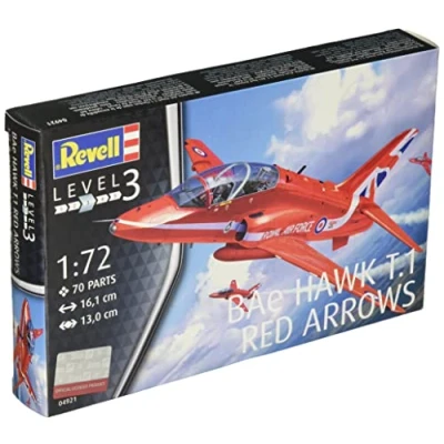Bild av Revell BAe Hawk T.1 Red Arrows, Luftfarkostmodell med fast vinge, Monteringssats, 1:72, Alla, Plast