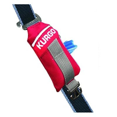 Bild av Kurgo Duty Bag för hundar, påfyllningsbar hundbajspåsar dispenser, dispenser med hundavfallspåsar, fästs vid alla koppel, maskintvättbar, universell design, bekväm, krok begagnade avfallspåsar