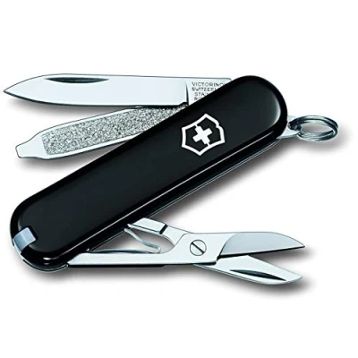 Bild av Victorinox fickkniv Classic SD, liten (7 funktioner, blad, sax, nagelfil, skruvmejsel, pincett)