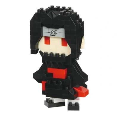 Bild av Nanoblock Bandai Itachi Uchiwa minibyggstensfigur byggspel byggsats för manga pixel figur NBCC138