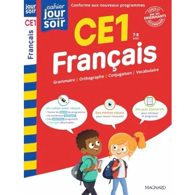 Bild av Cahier du jour/cahier soir Français CE1: Conçu et recommandé par les enseignants