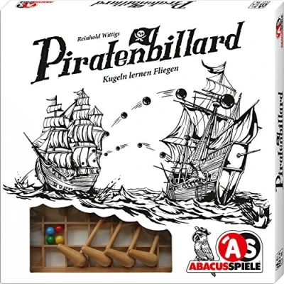 Bild av ABACUSSPIELE Piratenbillard ABA01891 Brädspel, En Storlek